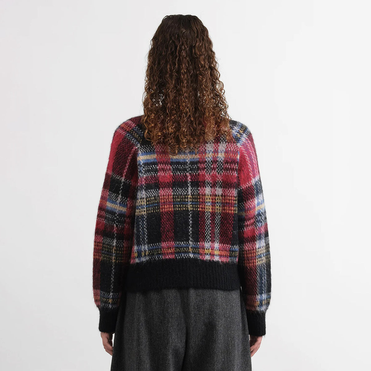 YMC Multi Tartan Foxtail Cardigan