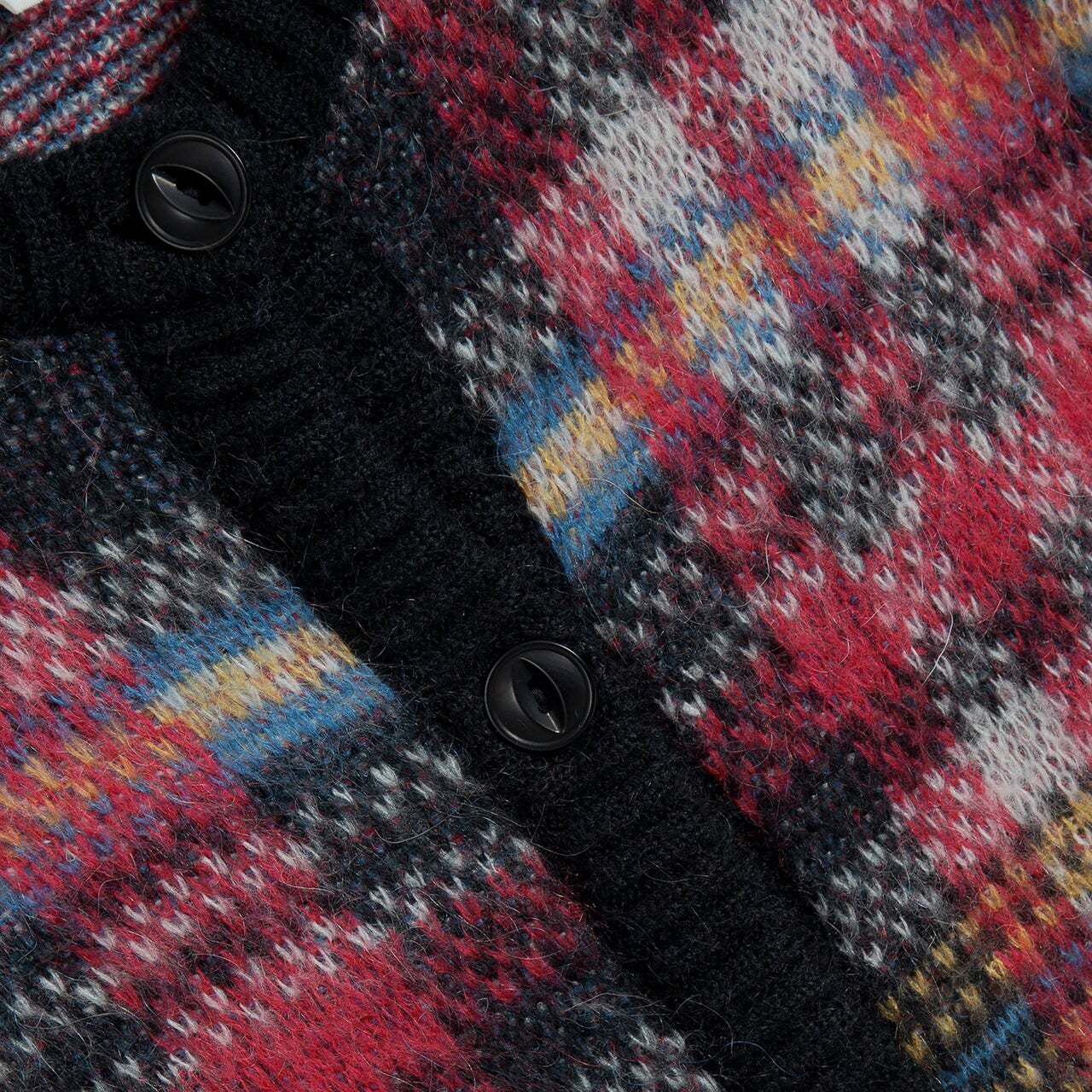 YMC Multi Tartan Foxtail Cardigan