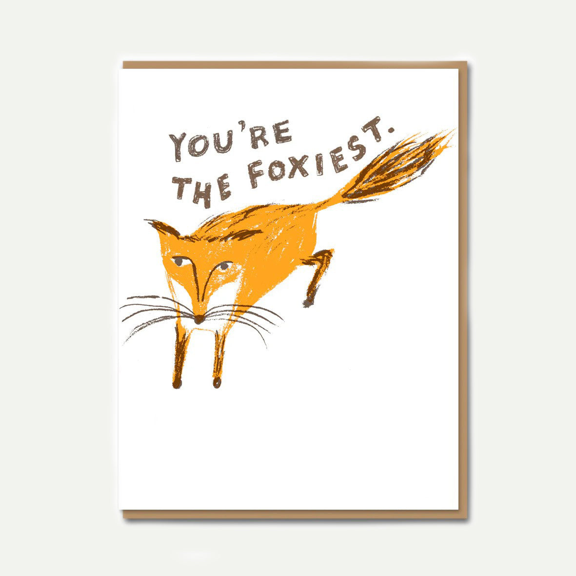 1973 EP Foxiest Fox Greeting Card