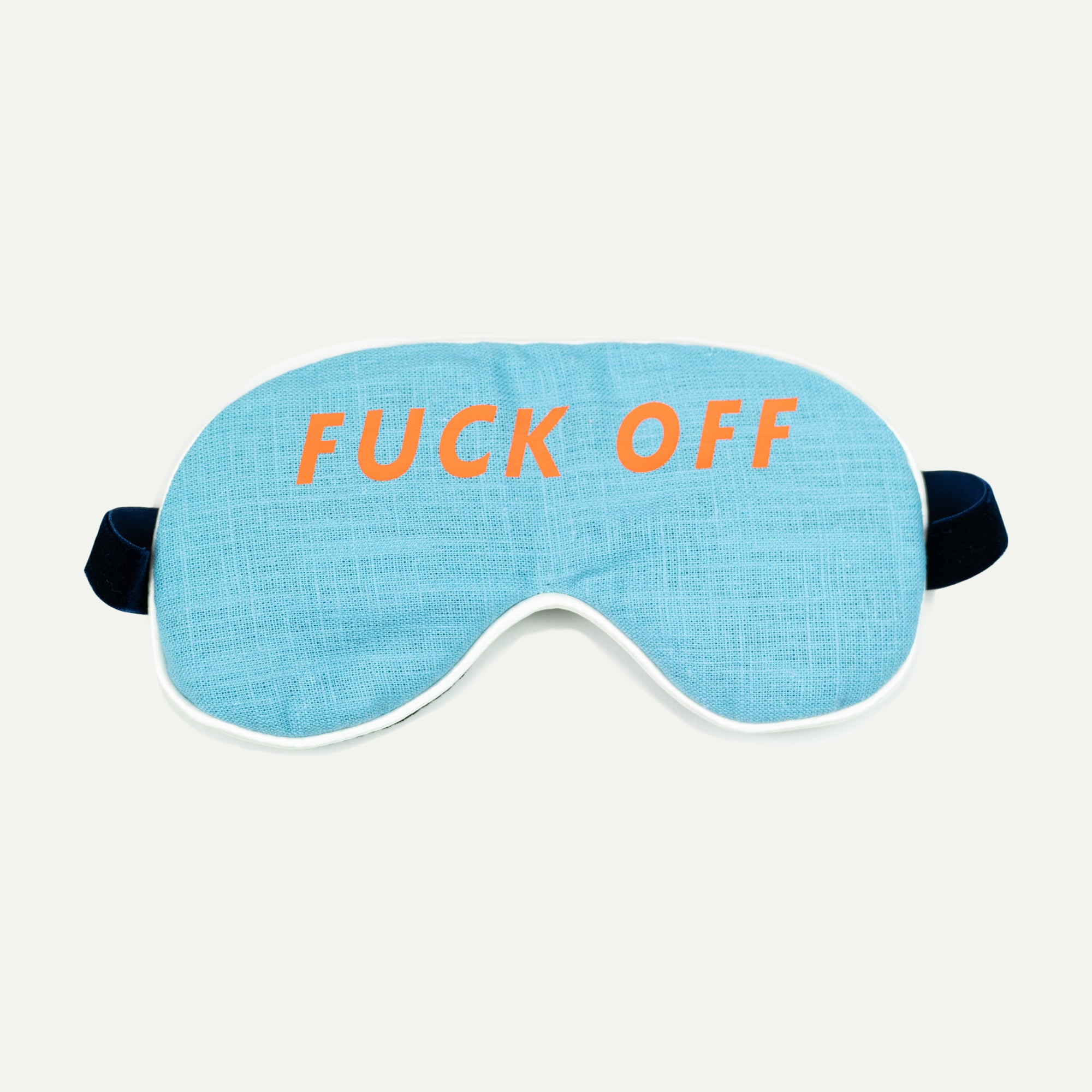 Catherine Colebrook Blue Linen Eye Mask