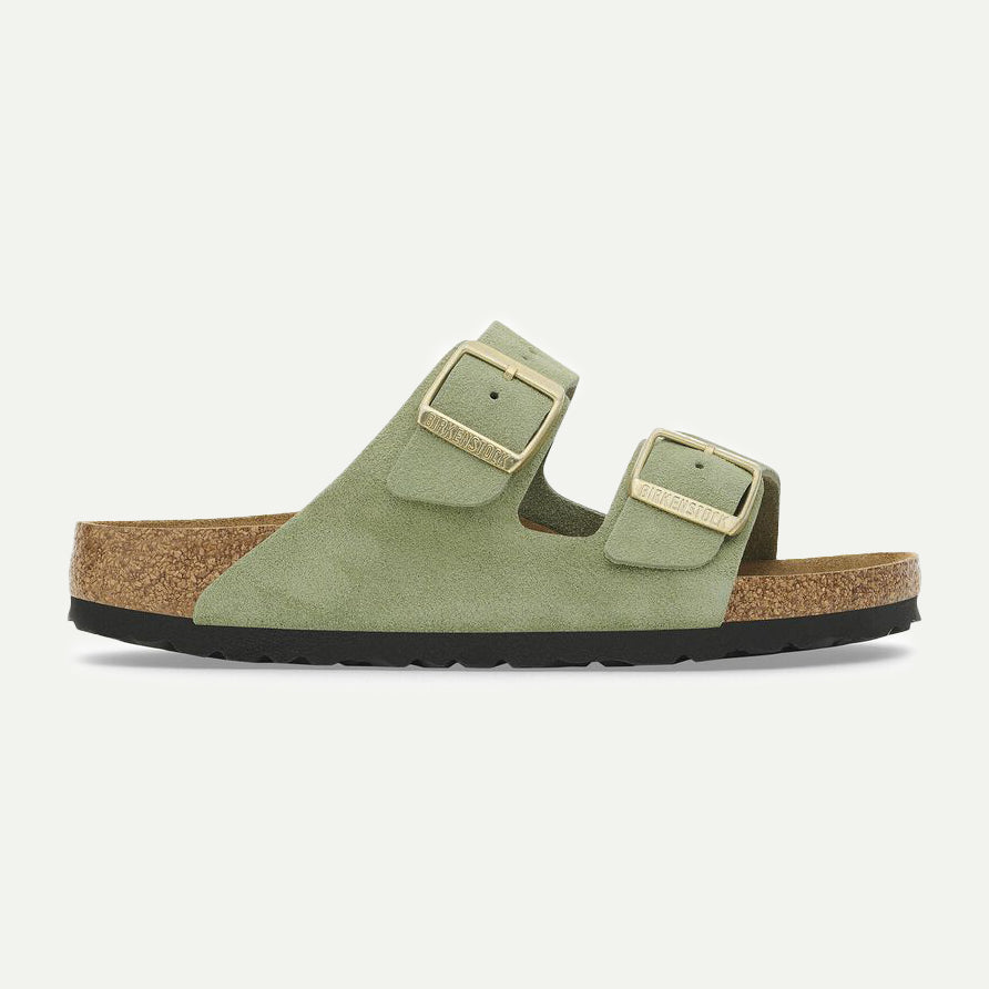 Birkenstock Green Tea Arizona Suede Sandals