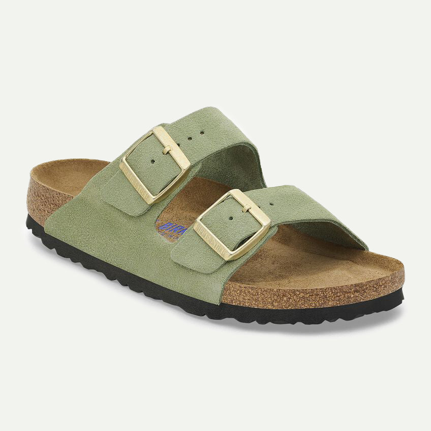 Birkenstock Green Tea Arizona Suede Sandals