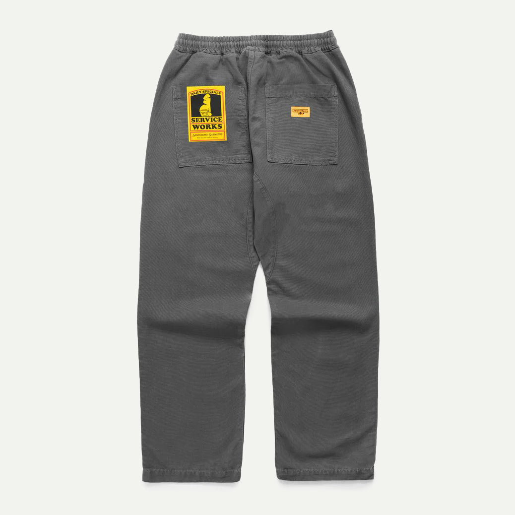 Service Works Grey Canvas Chef Pant