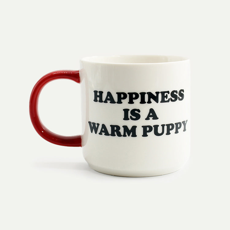 Magpie Happiness Is A Warm Puppy Peanuts Mug