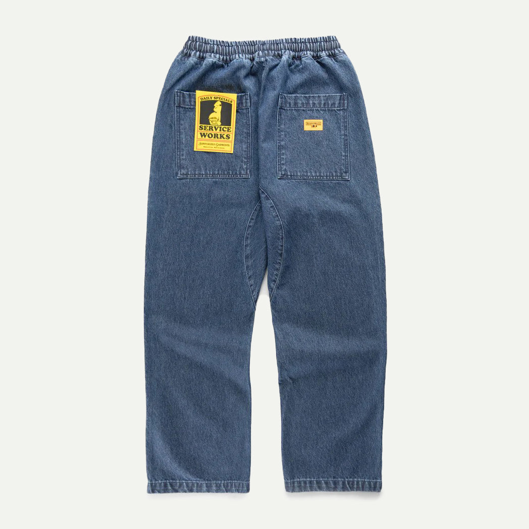 Service Works Indigo Denim Chef Pant