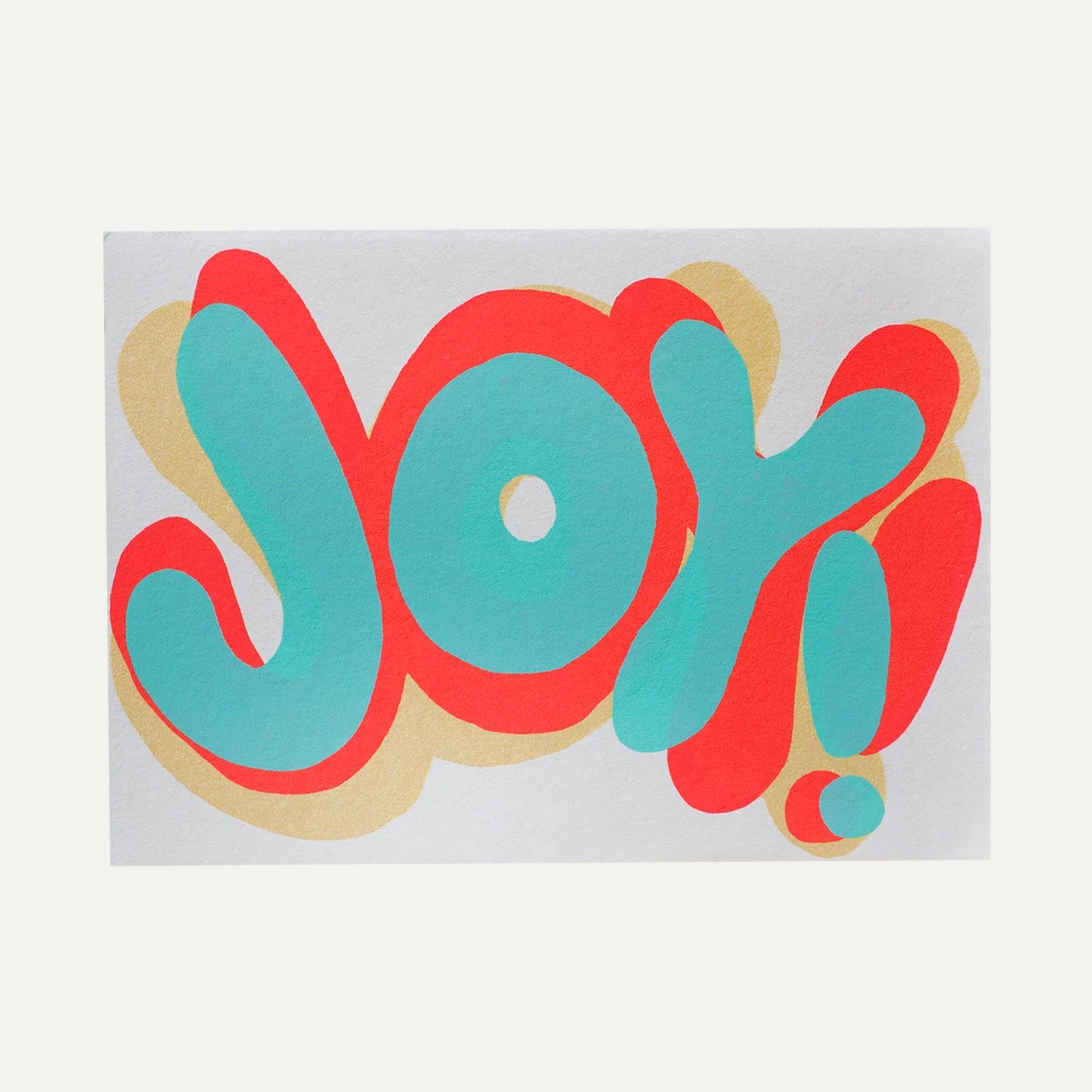 Alphabet Studios Joy! Shadow Greeting Card