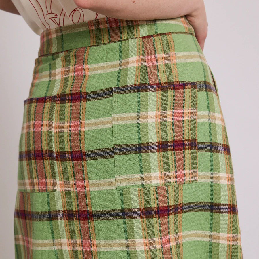 Damson Madder Green Check Kat Kilt