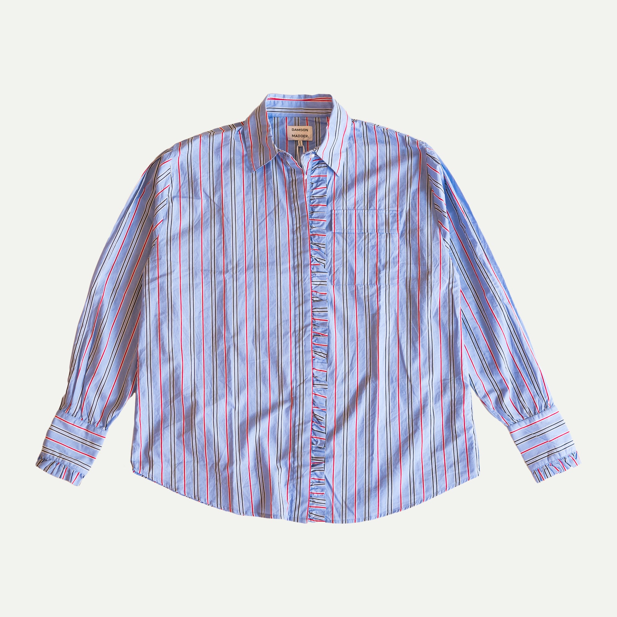 Damson Madder Bold Blue Stripe Kylie Shirt