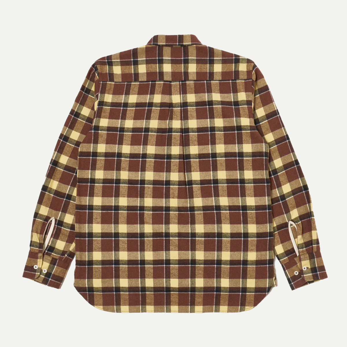 Universal Works Yellow/Brown Lazy Day Shirt