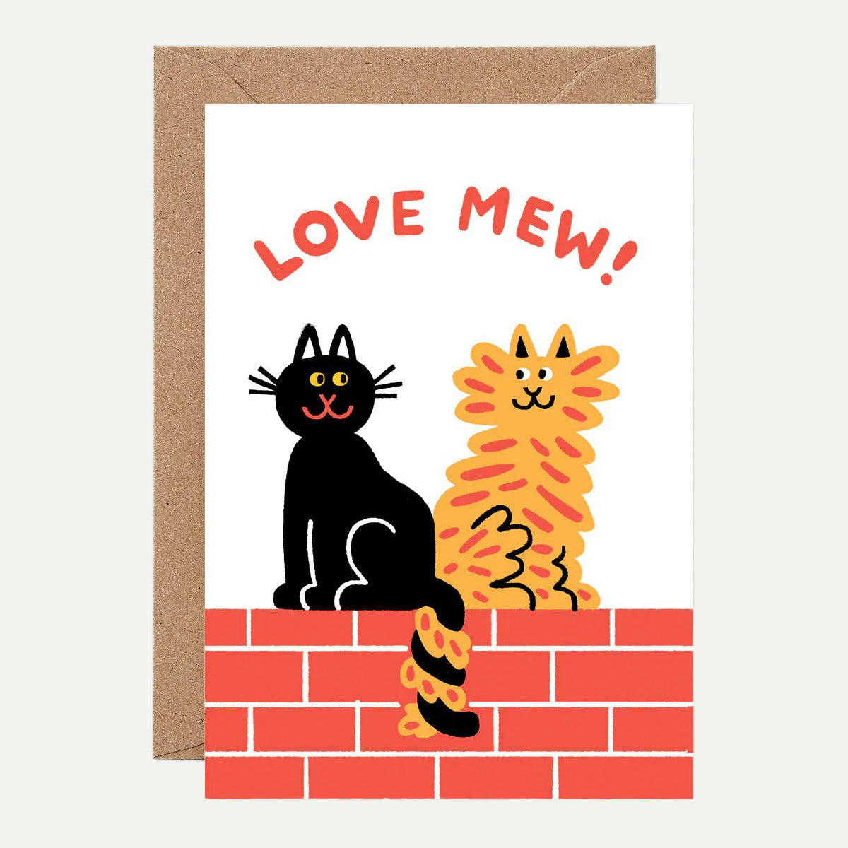 Wrap Love Mew Greeting Card