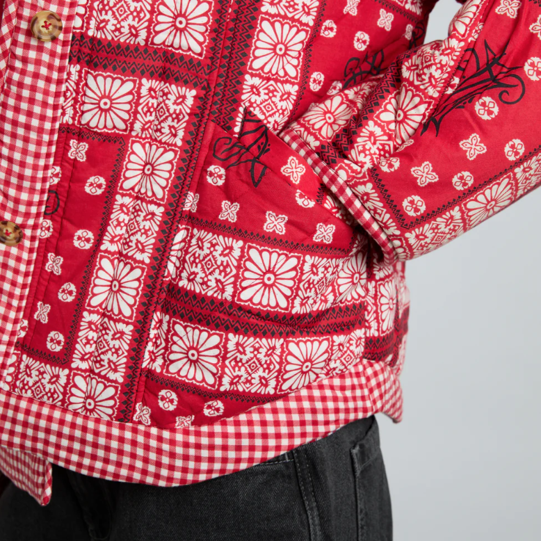 Damson Madder Red Bandana Macy Jacket