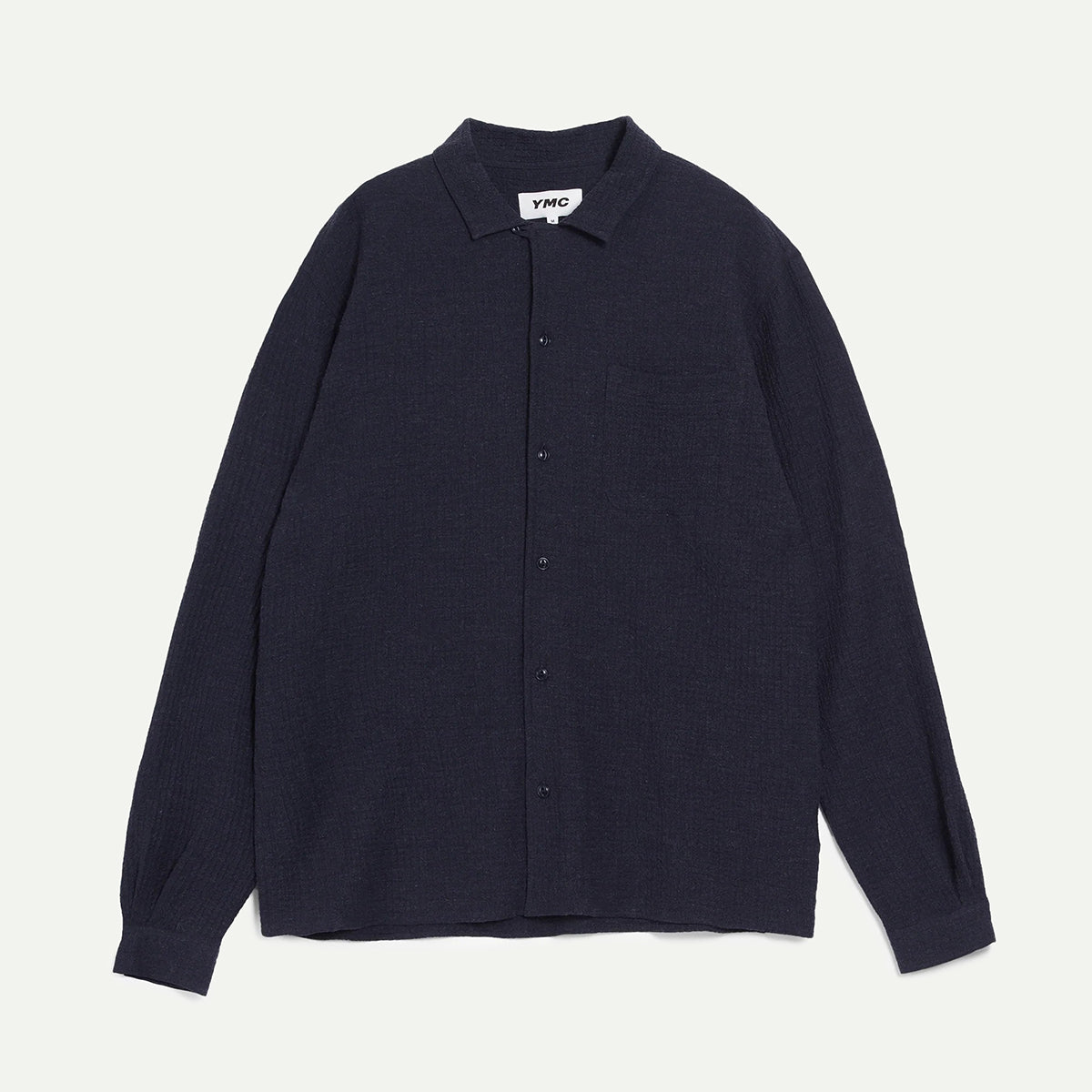 YMC Navy Malick Longsleeve Shirt