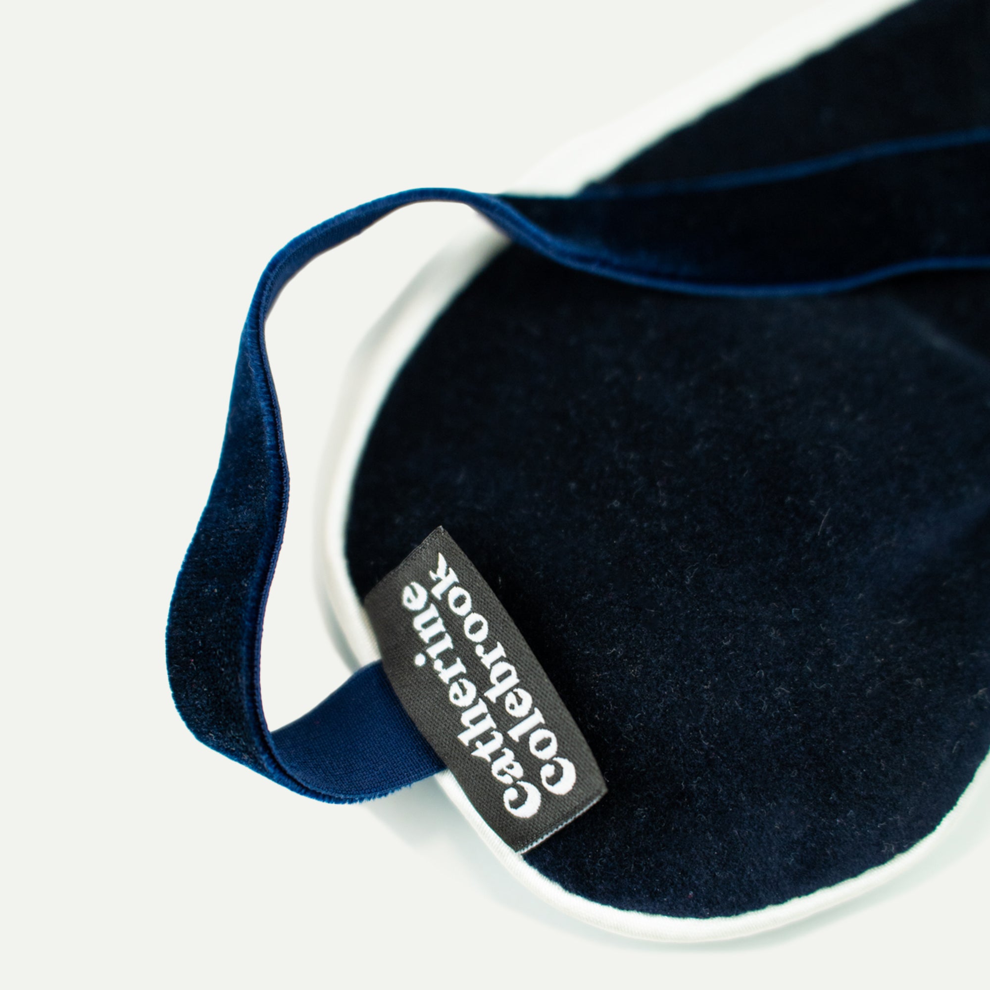 Catherine Colebrook Blue Linen Eye Mask