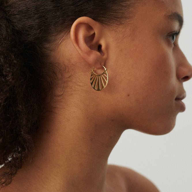 Pernille Corydon Gold Misty Light Earrings