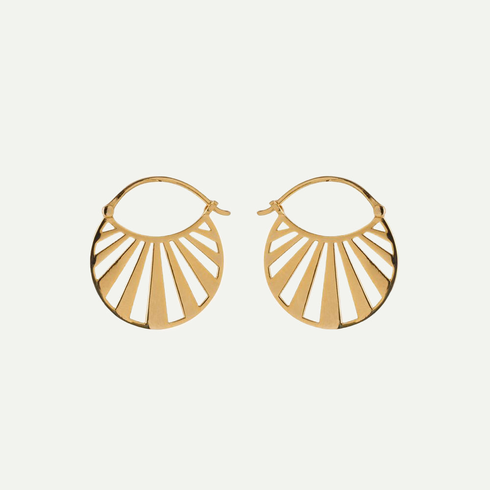 Pernille Corydon Gold Misty Light Earrings