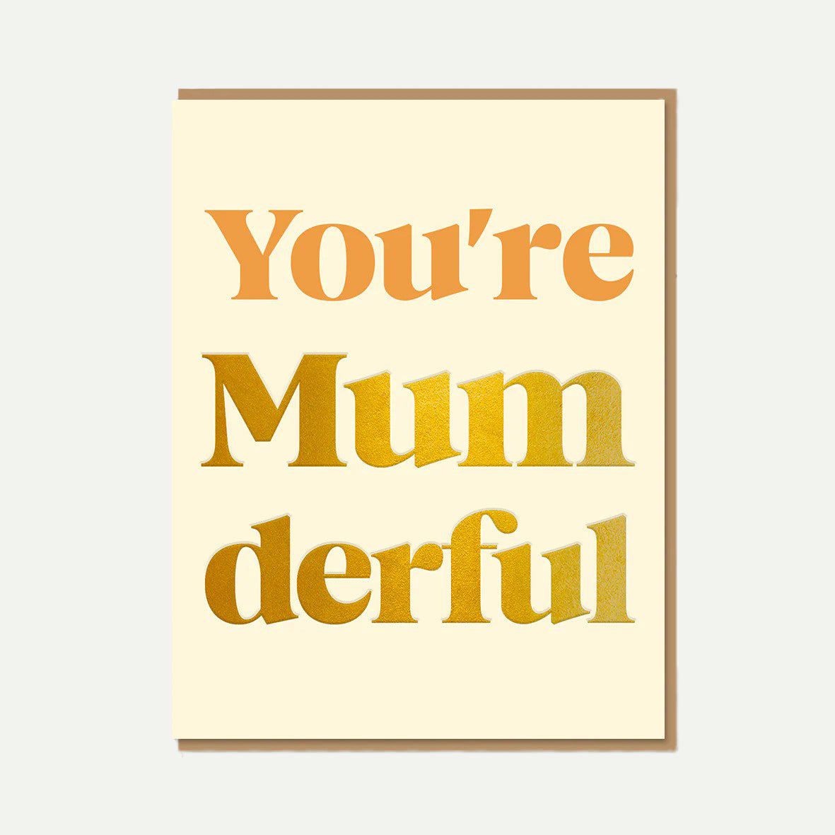 1973 You're Mumderful Greeting Card