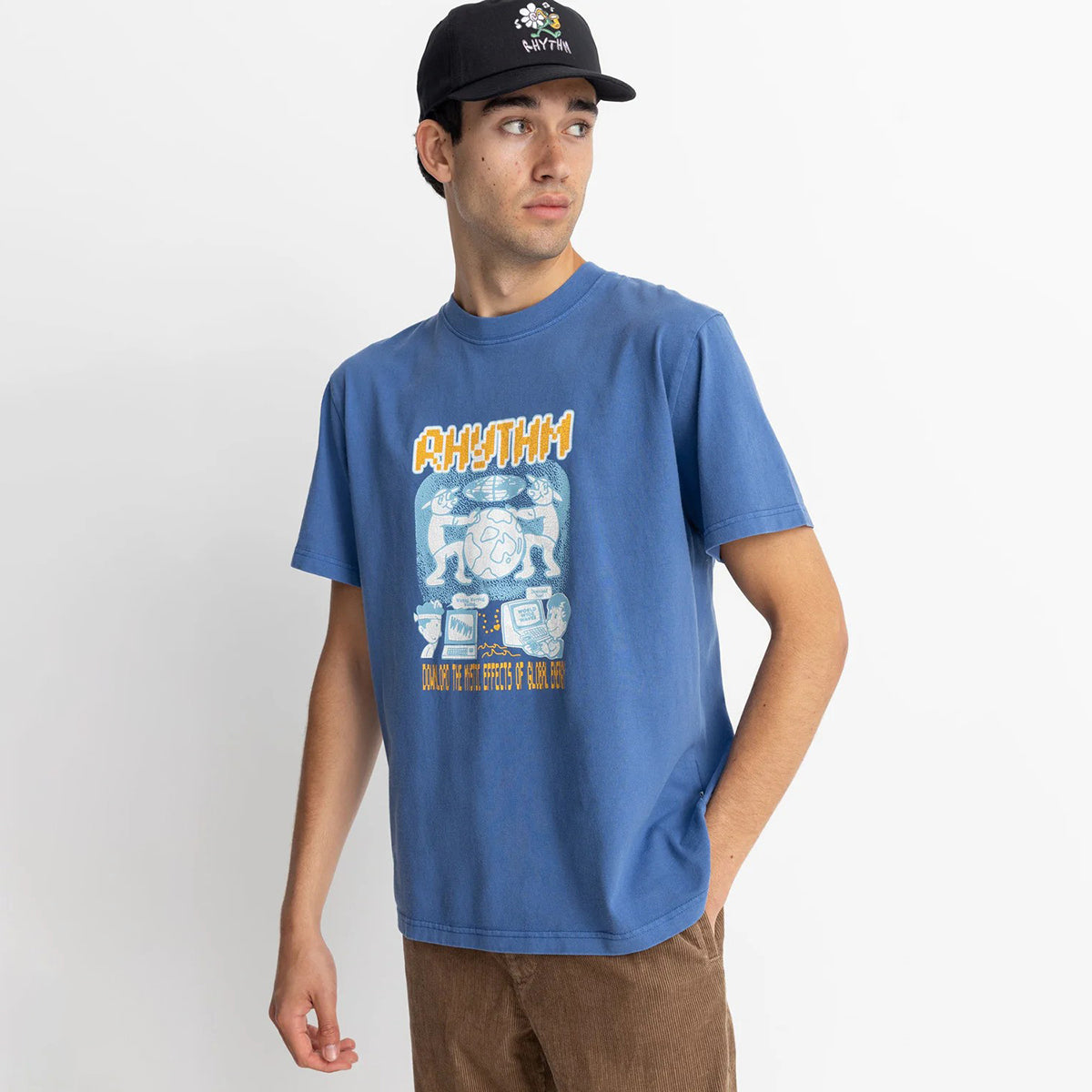 Rhythm Cobalt Mystic Effect Vintage SS T-Shirt