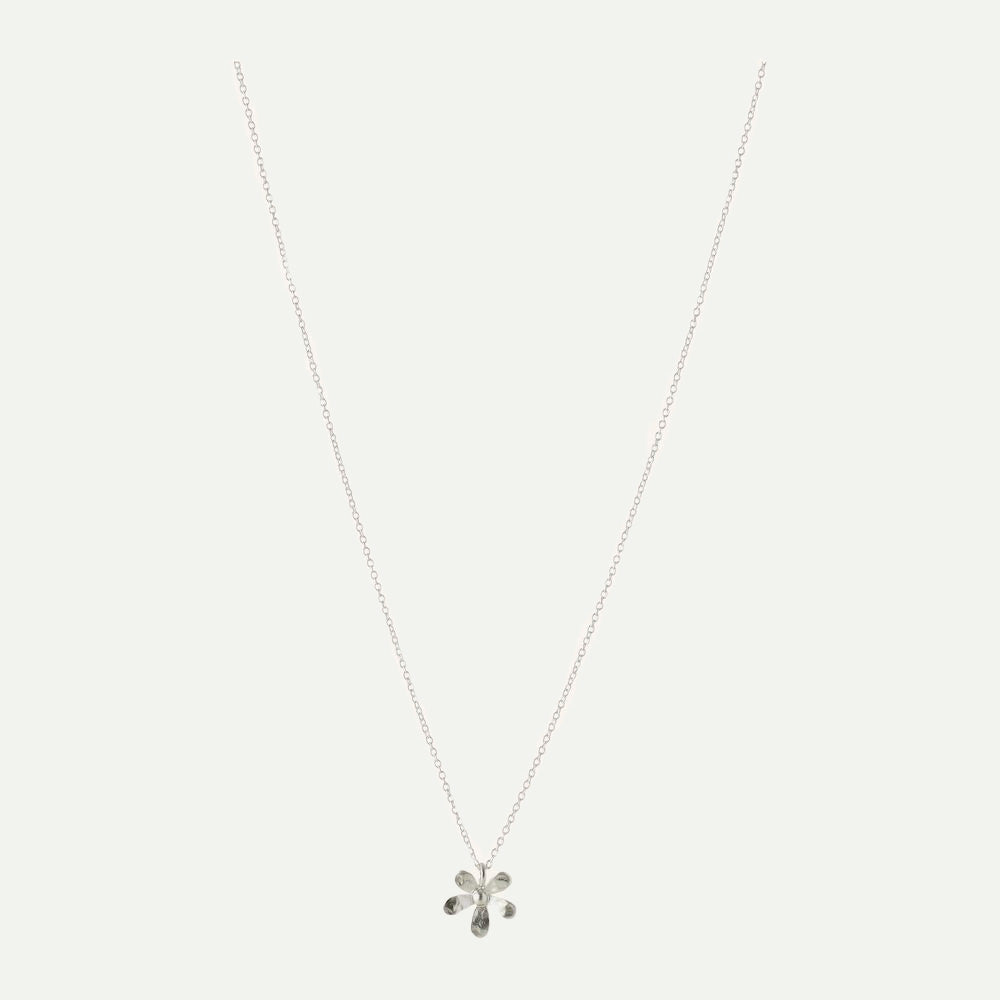 Pernille Corydon Silver Wild Poppy Necklace