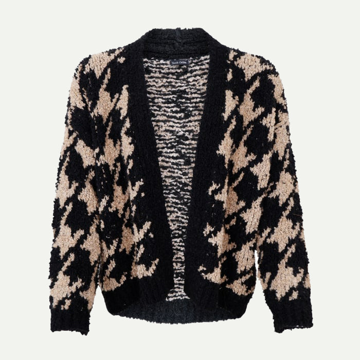 Black Colour Black Naomi Knit Cardigan