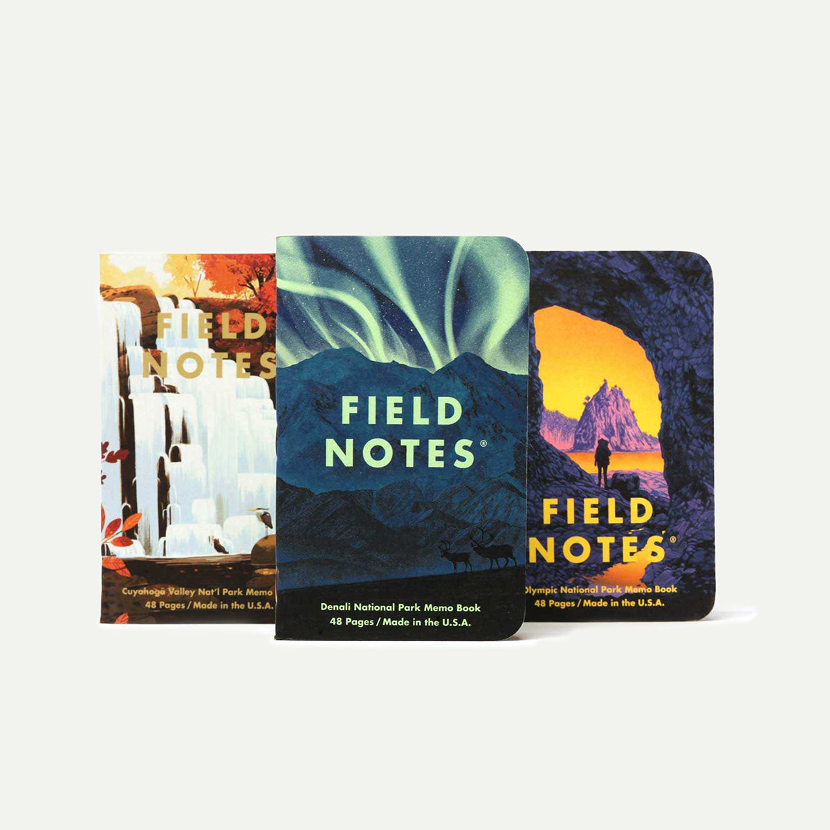 Field Notes National Parks 3-Pack Memo Books