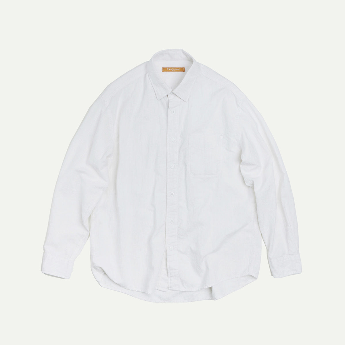 Frizmworks White OG Dobby Weave Seersucker Shirt