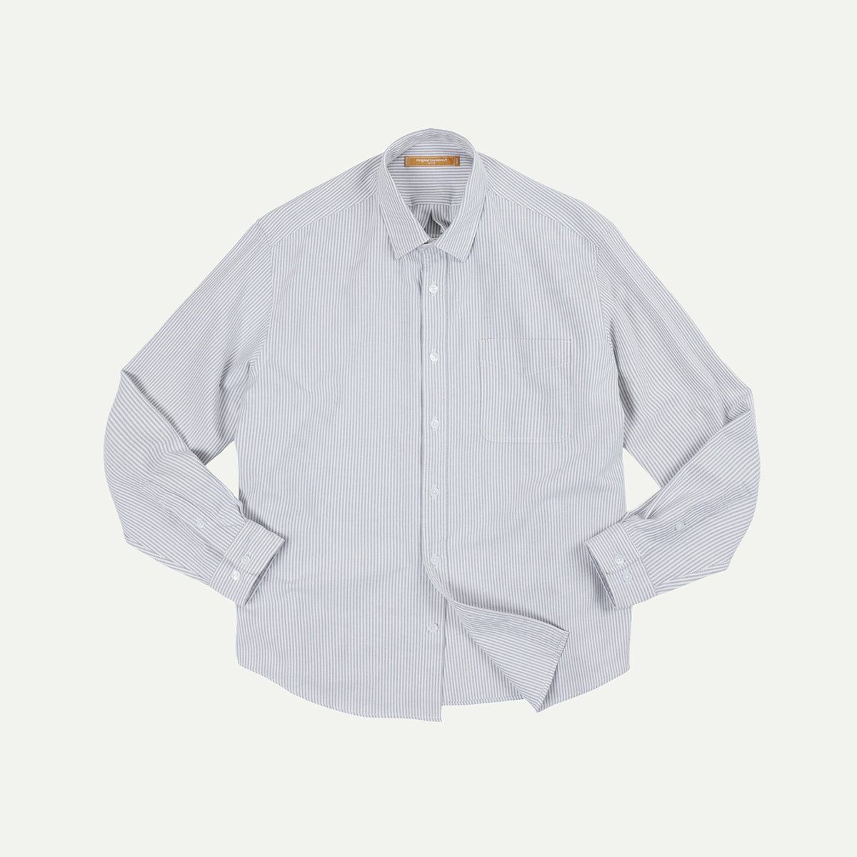 Frizmworks Grey OG Stripe Oversized Shirt