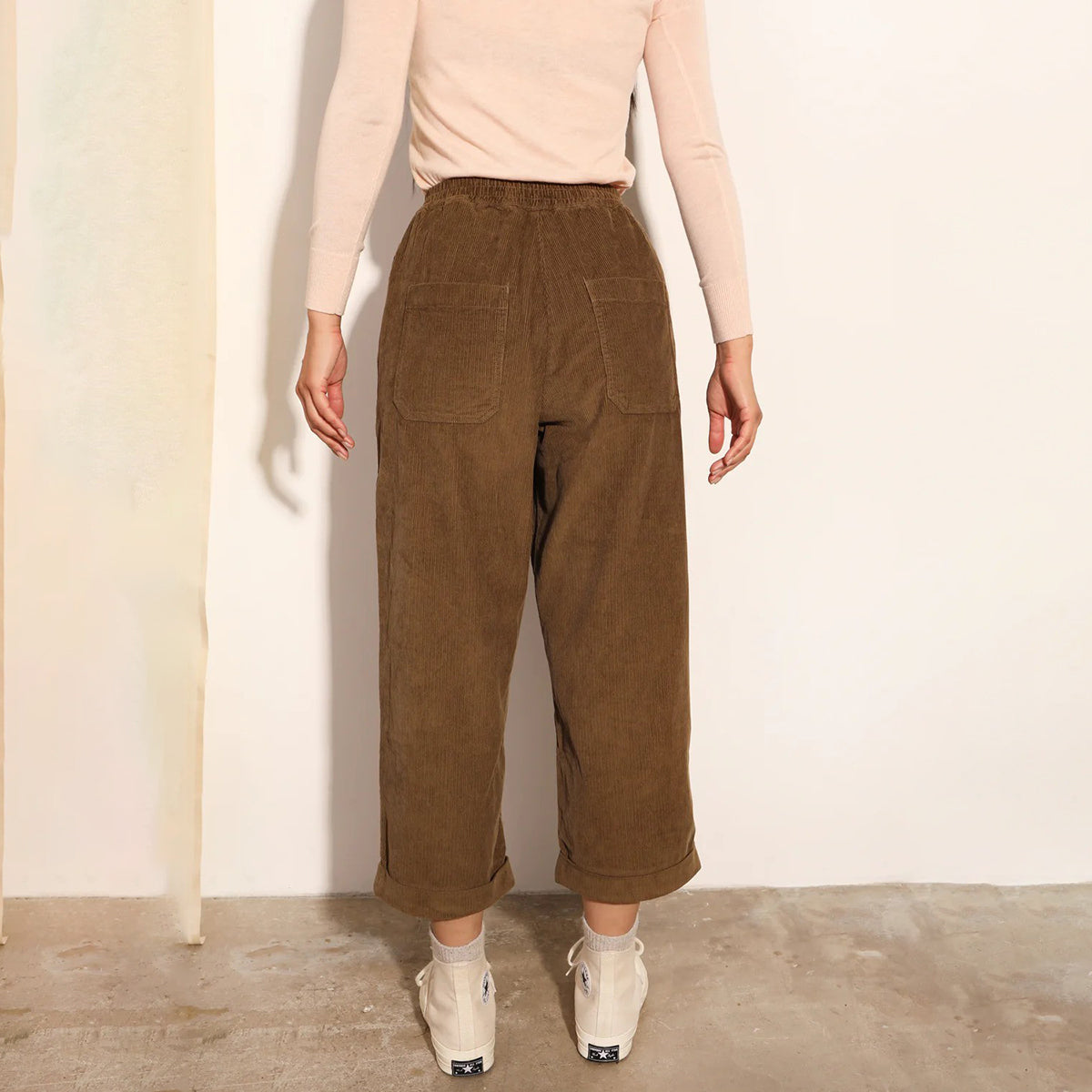 L.F. Markey Olive Beckett Crop Trouser