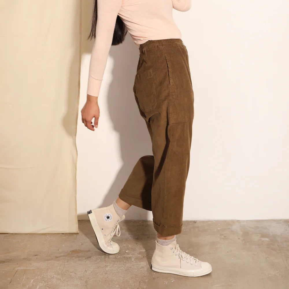 L.F. Markey Olive Beckett Crop Trouser