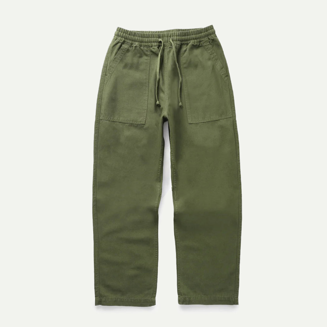 Service Works Olive Canvas Chef Pants