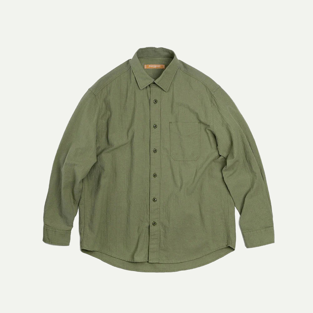 Frizmworks Olive OG Dobby Weave Seersucker Shirt