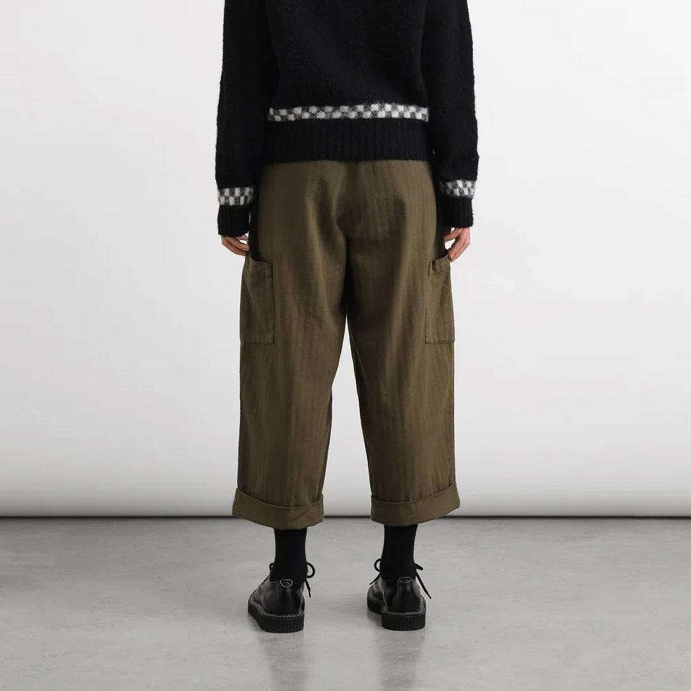 YMC Olive Grease Trousers