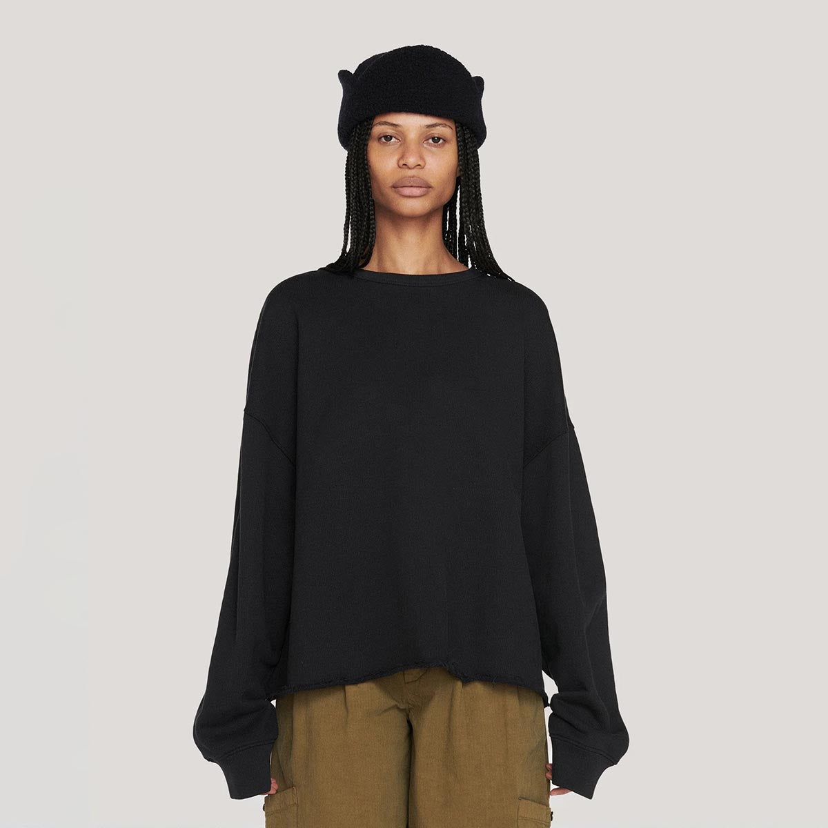 YMC Black Pam Sweatshirt