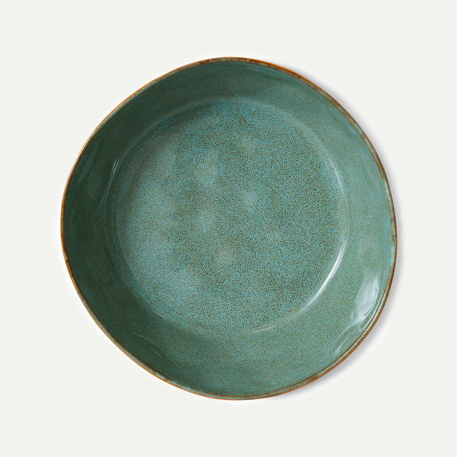 HKliving 70s Ceramics Golden Hour Pasta Bowls