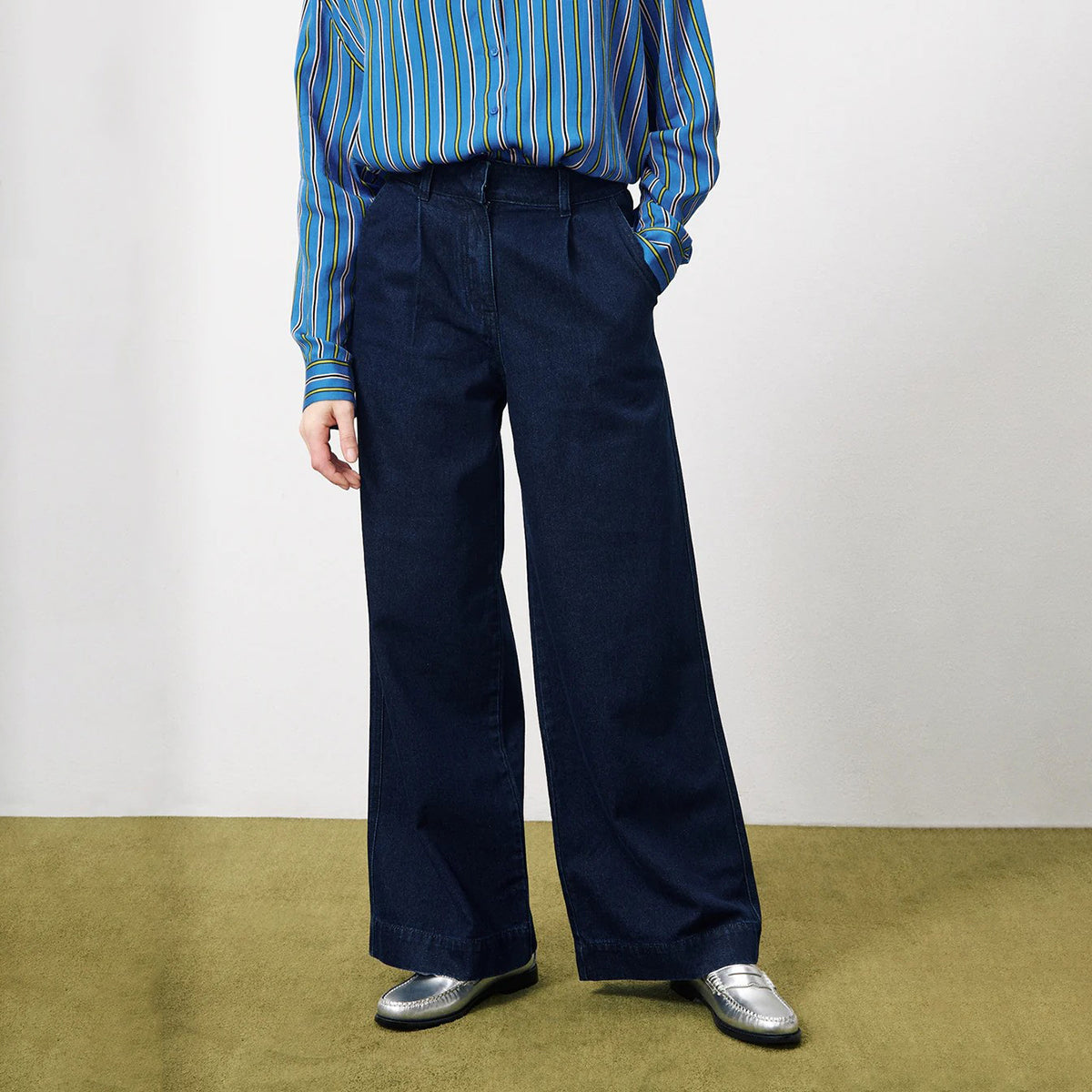 FRNCH Bleu Marine Patience Pant