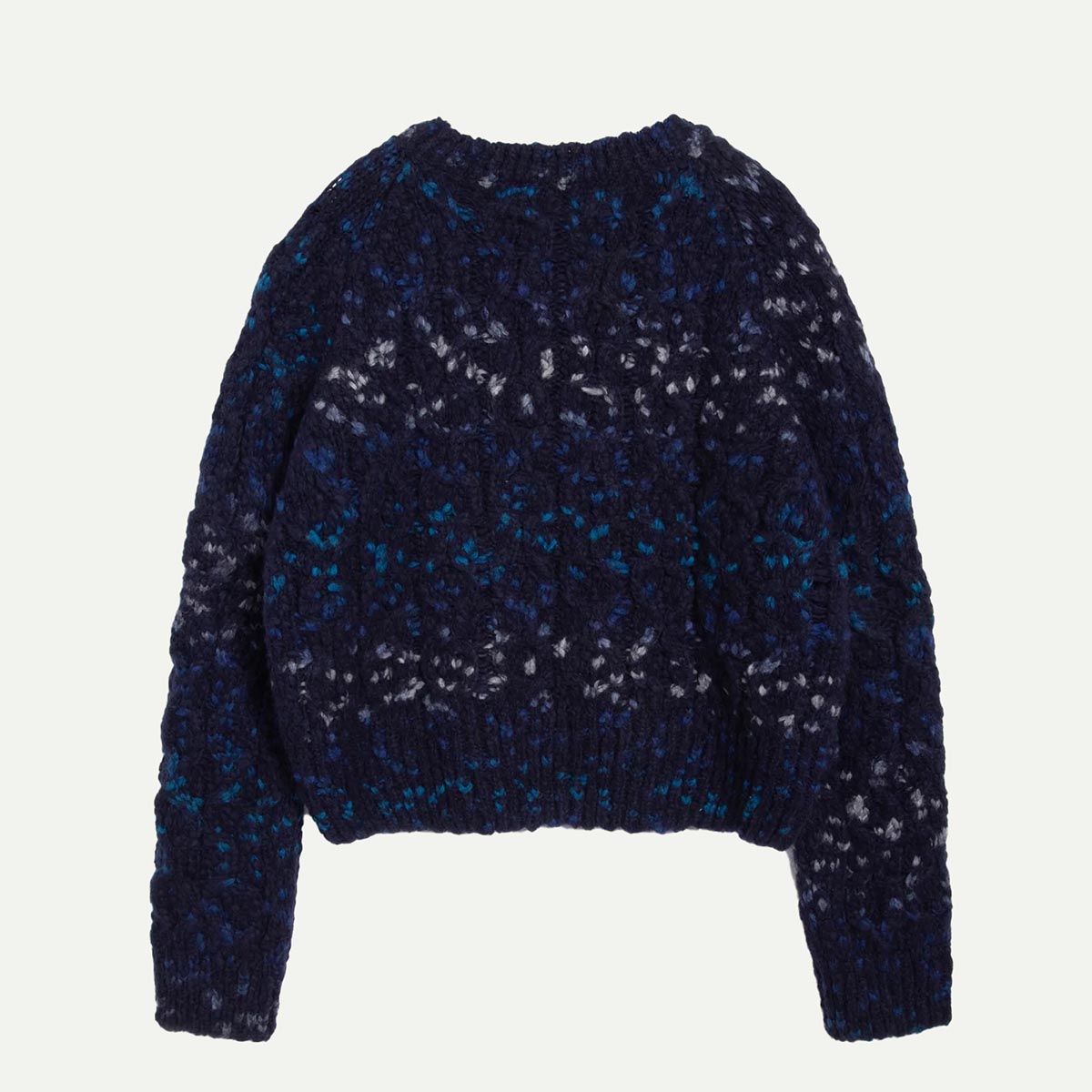 YMC Navy Pez Crew Knit