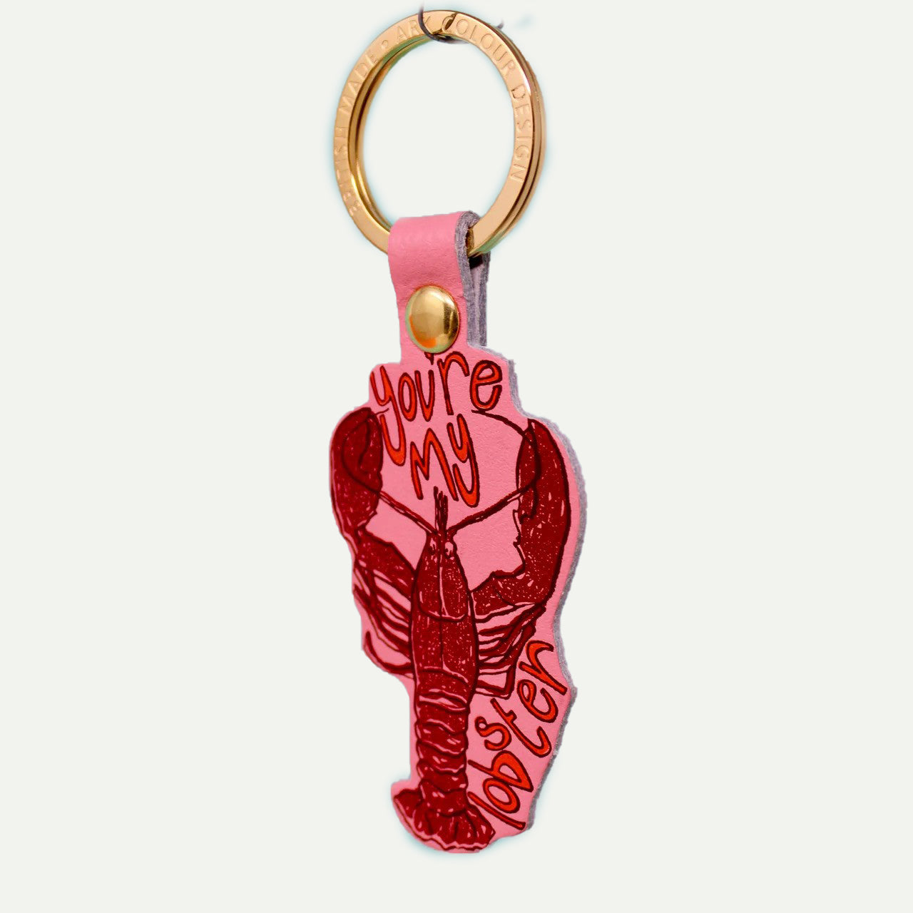 Ark Pink You're My Lobster Key Fob