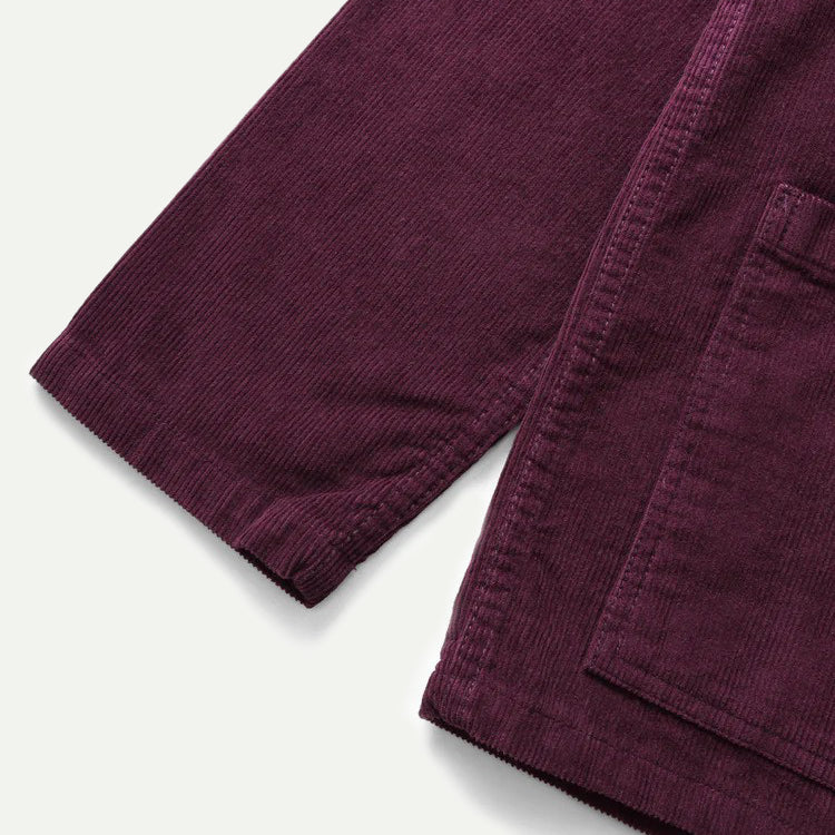 Service Works Plum Corduroy Coverall Jacket