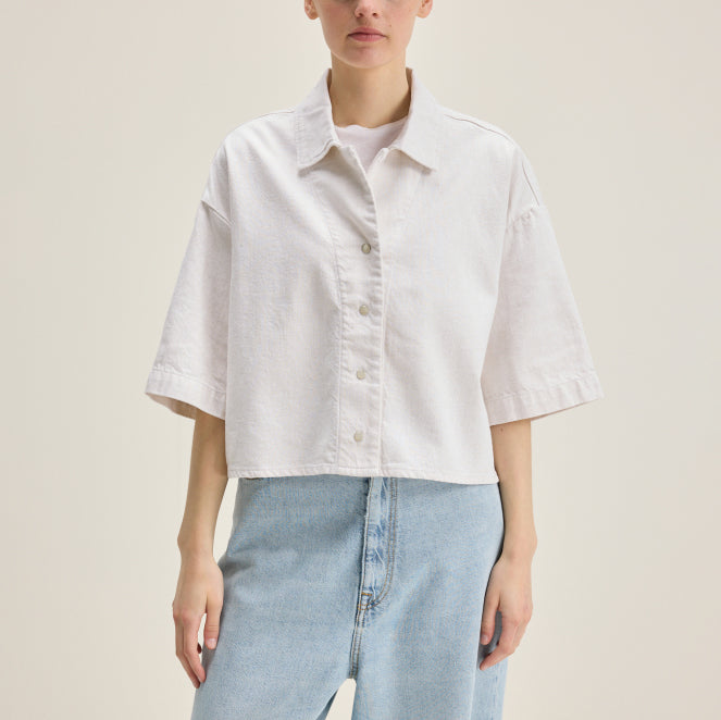 Bellerose Vintage White Pool Shirt