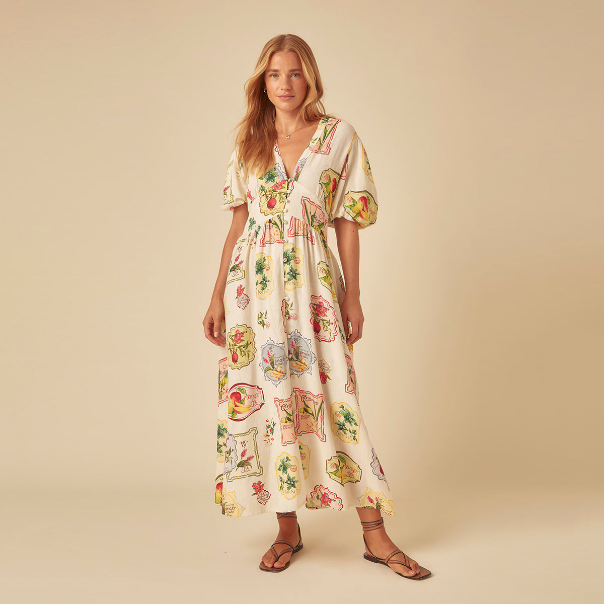 Nobody's Child Multi Starlight Midi Dress