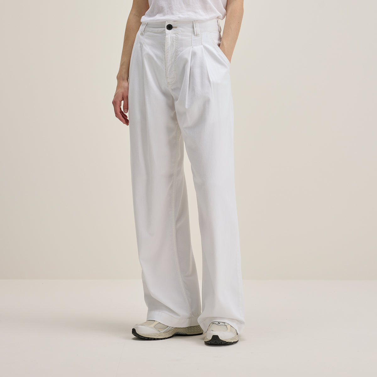 Bellerose White Pristine Pant