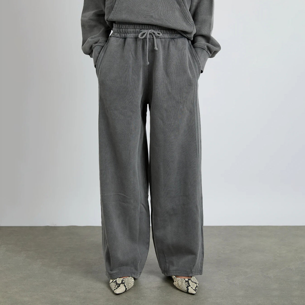 Damson Madder Grey Wash Rafe Jogger