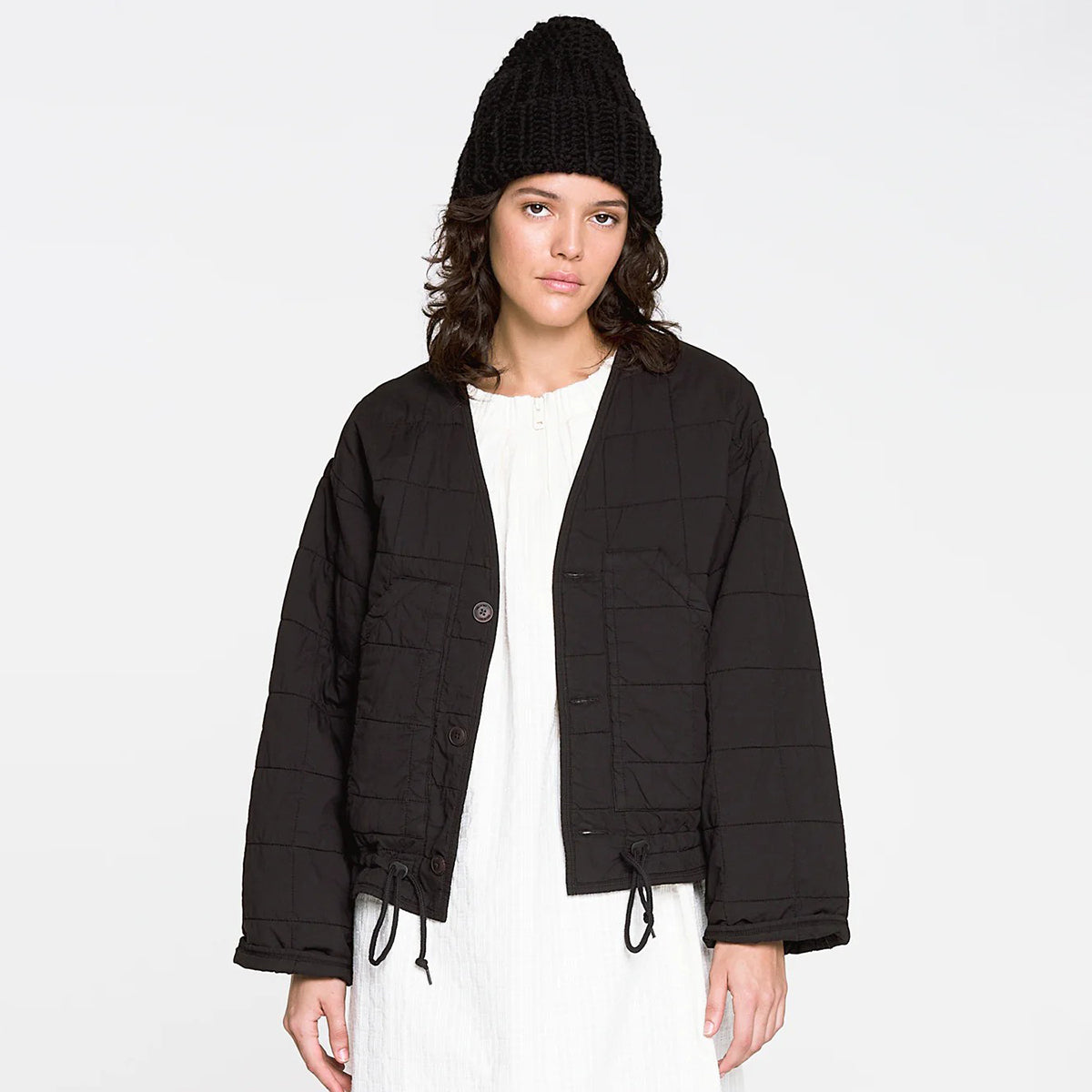 Girls Of Dust Black Quilt Reactor Jacket