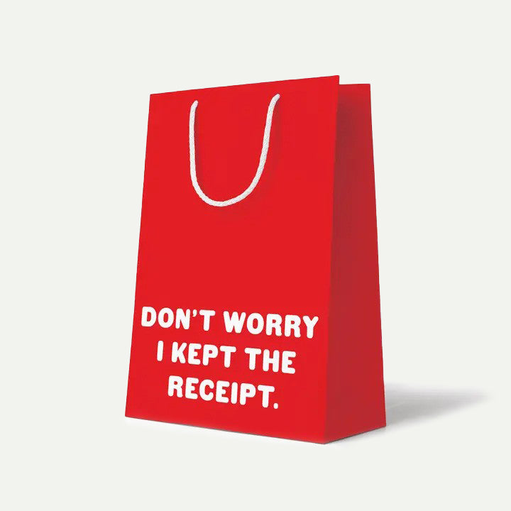 Ohh Deer I Kept the Receipt Large Gift Bag