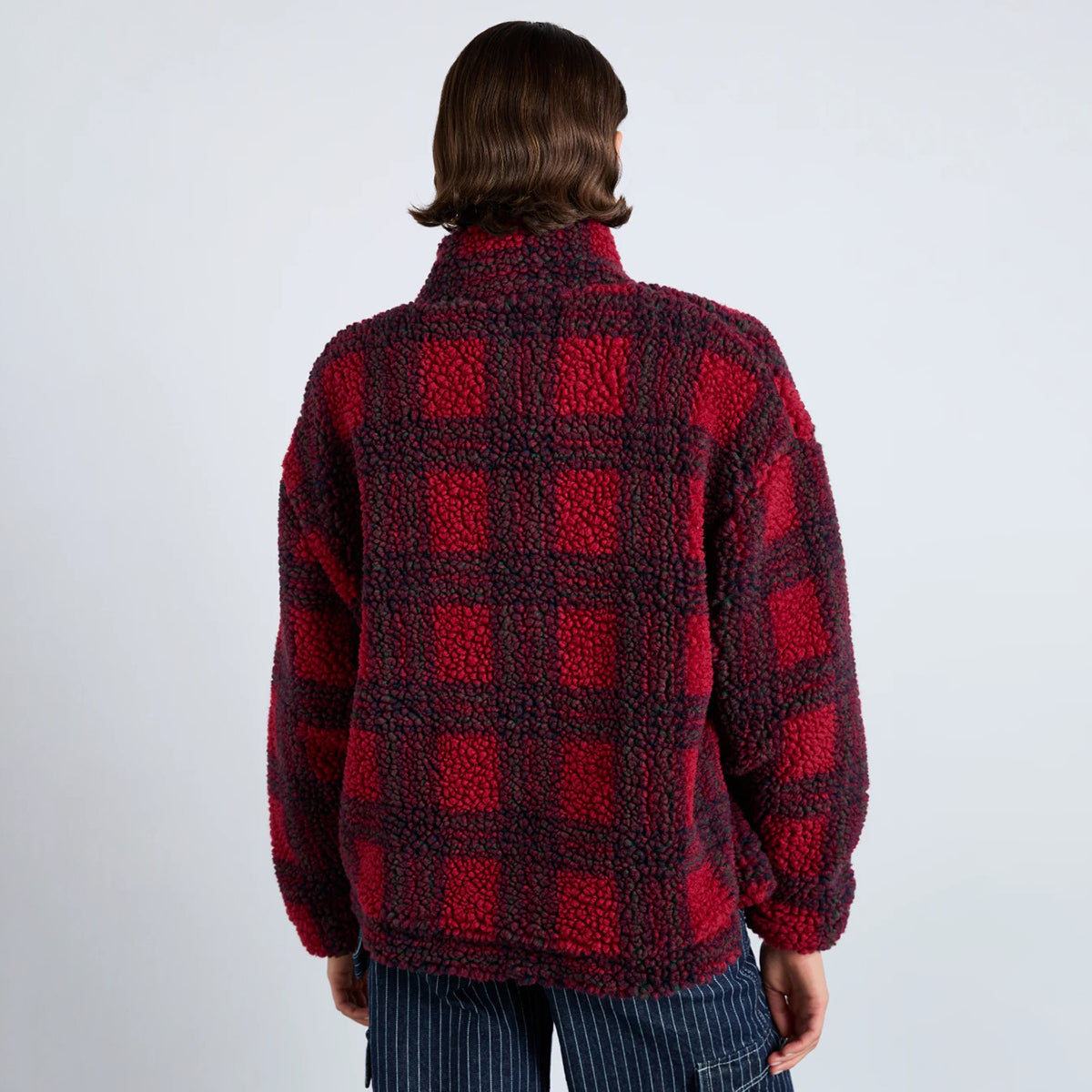 Damson Madder Red Check Ingrid Borg Jacket