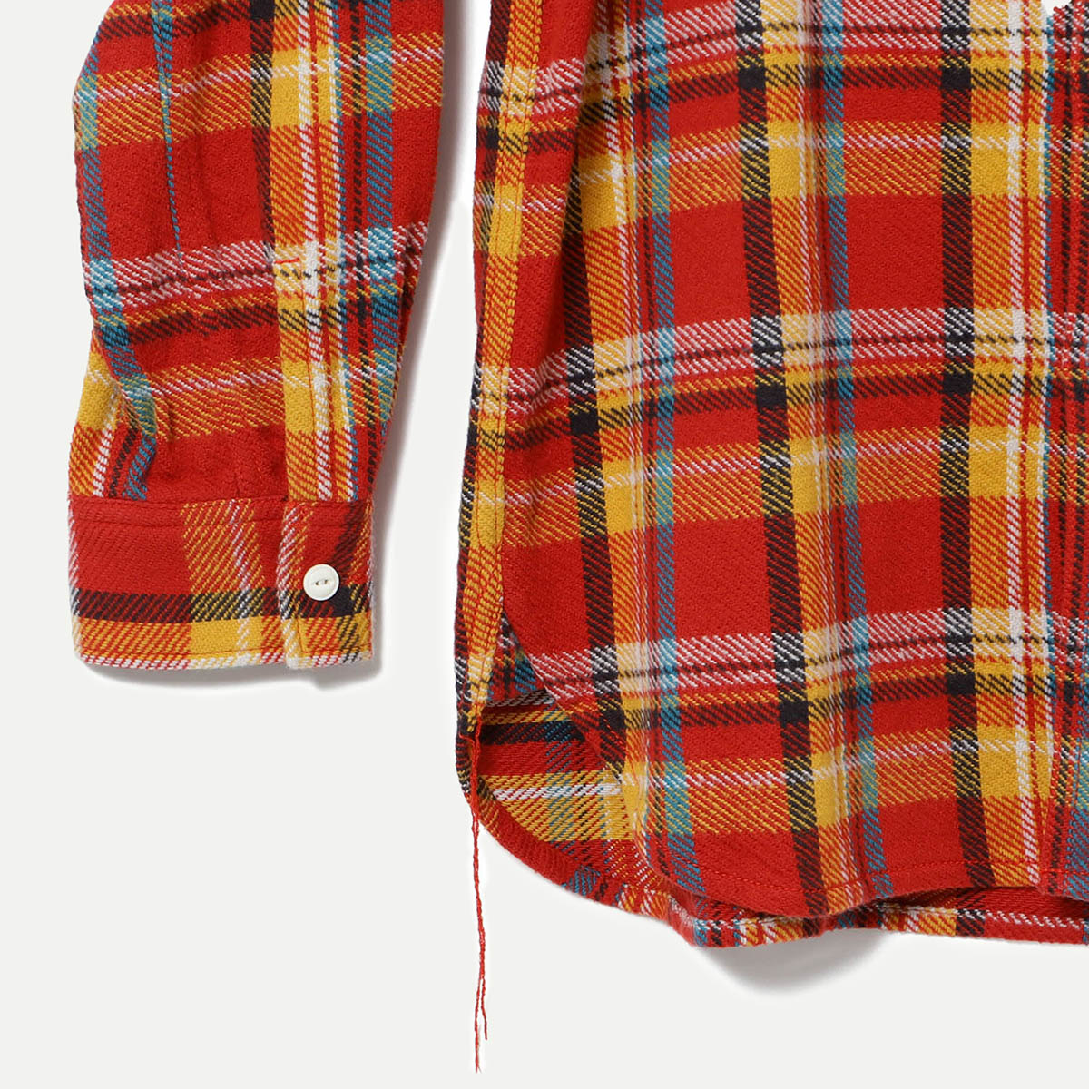 Beams Boy Red Check G.Boy Work Shirt