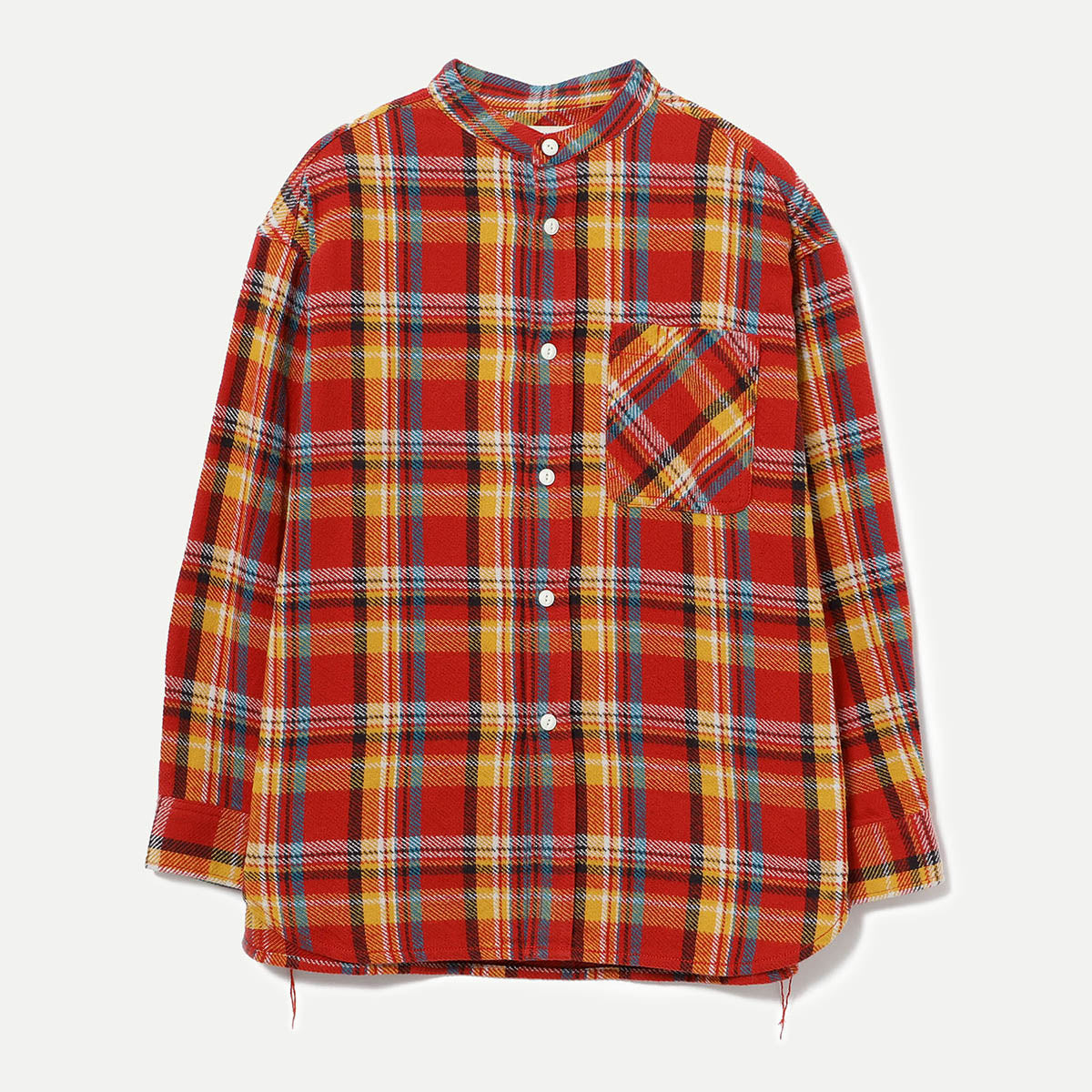 Beams Boy Red Check G.Boy Work Shirt