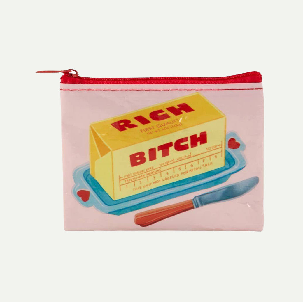 Incognito Rich Bitch Zippy Coin Purse