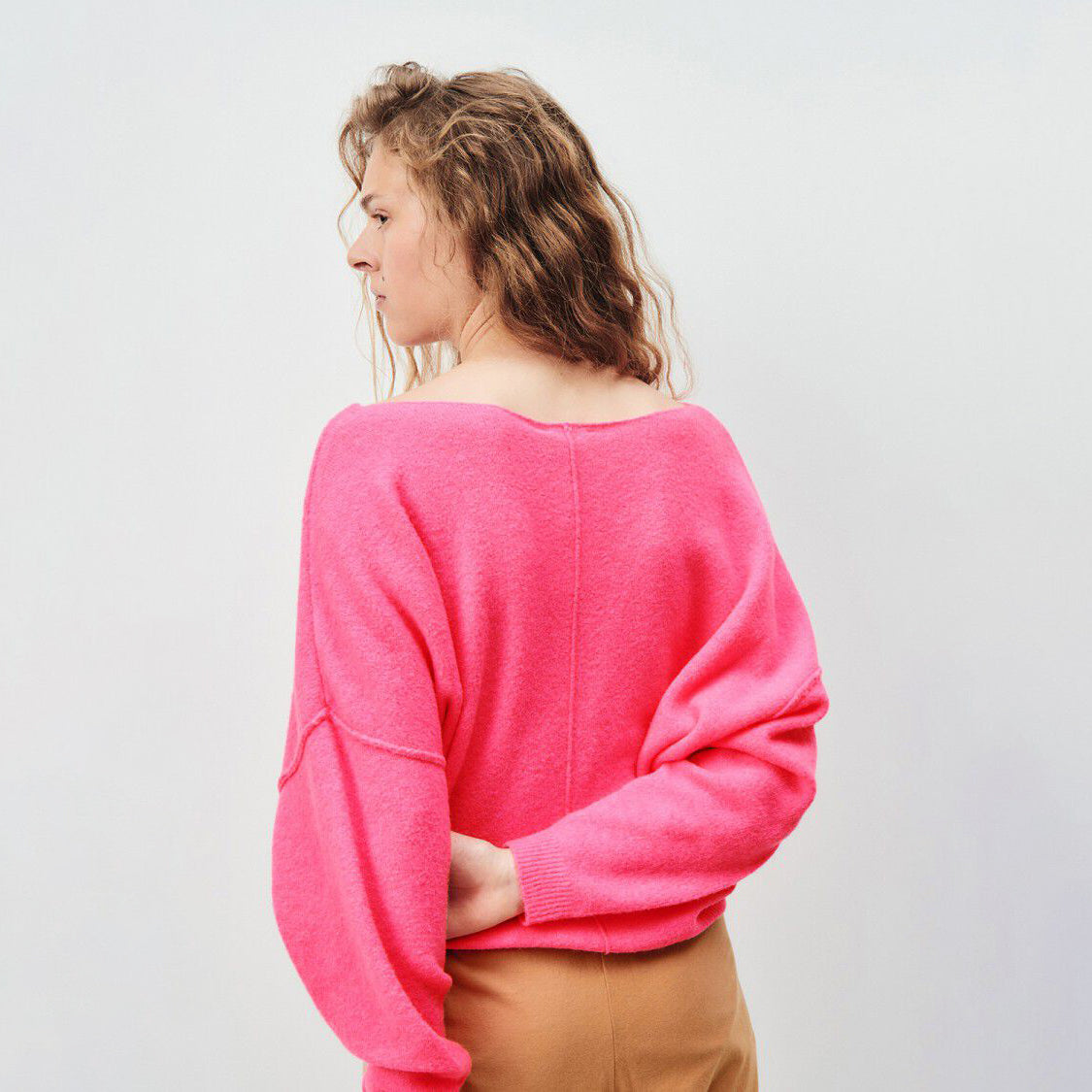 American Vintage Rose Fluro Damsville Jumper