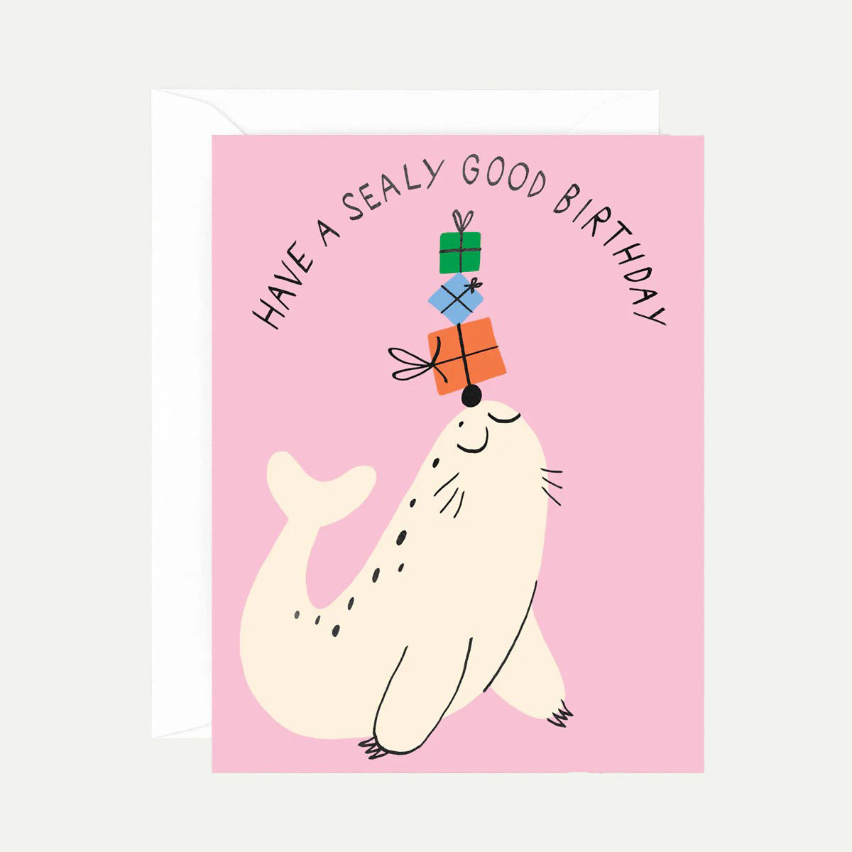 Wrap Have A Sealy Good Birthday Greeting Card