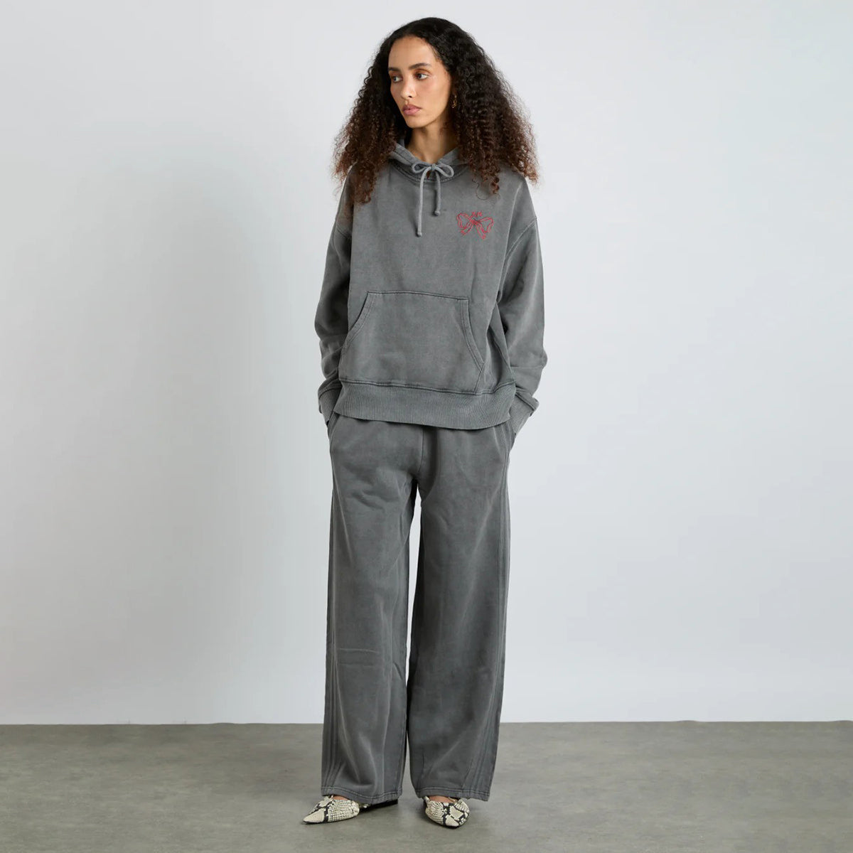 Damson Madder Grey Wash Hayley Hoodie